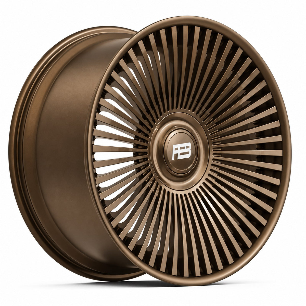 PB 601B forged wheel in satin bronze