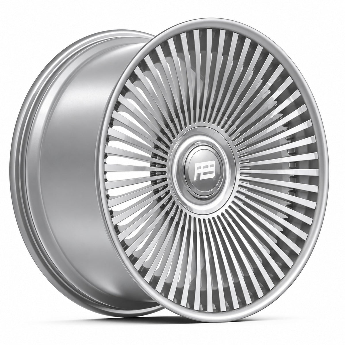 PB 601B forged wheel in silver