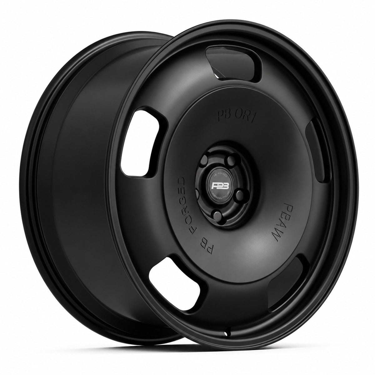 PB OR-1 forged wheel in satin black