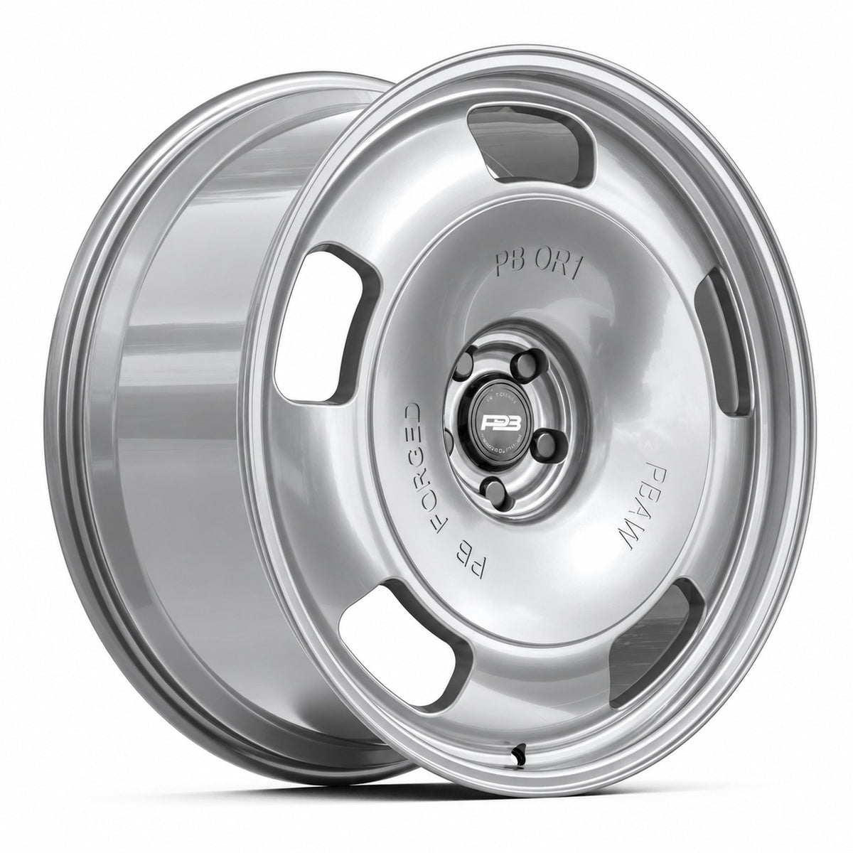 PB OR-1 forged wheel in silver