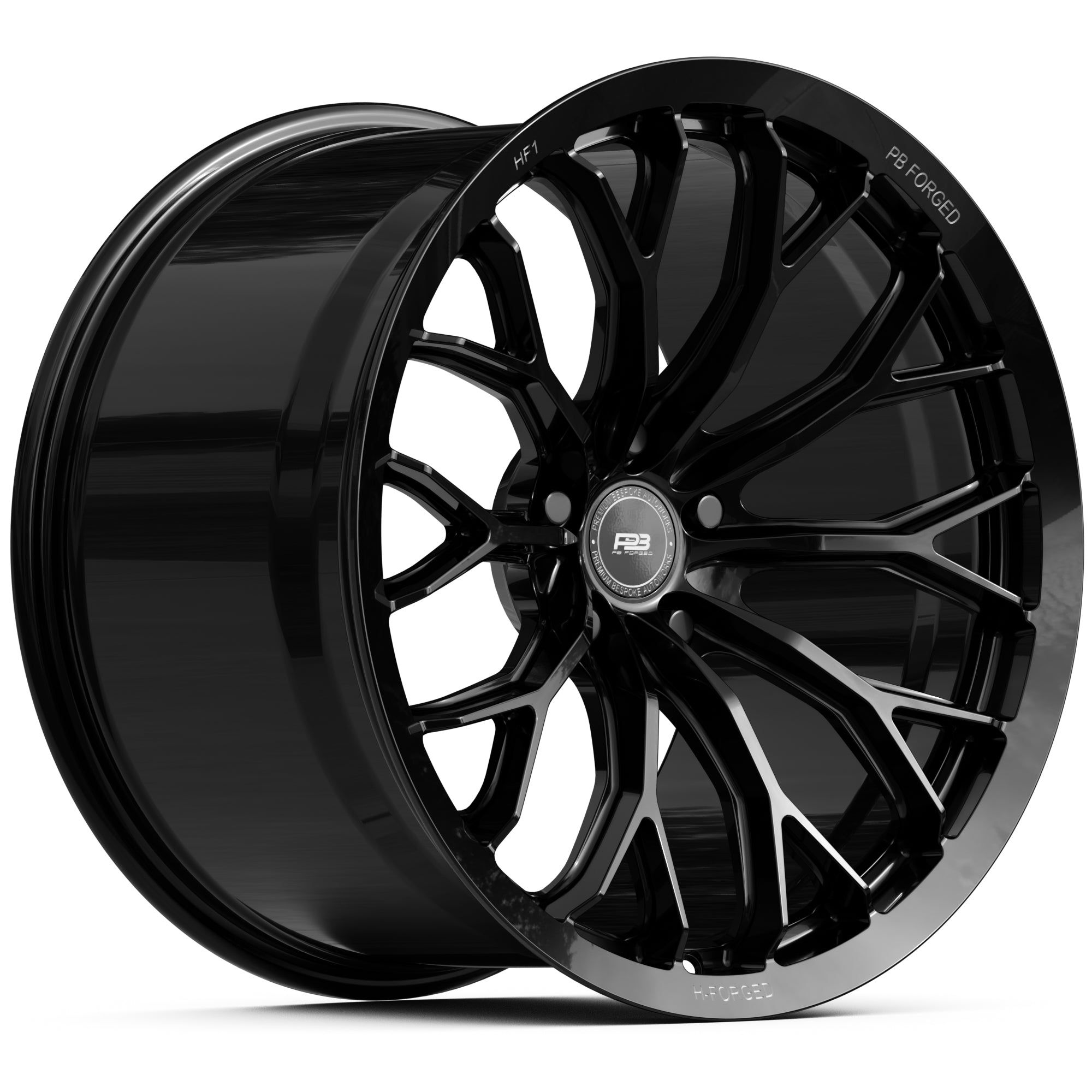 PBF-1 forged wheel, monoblock, front profile