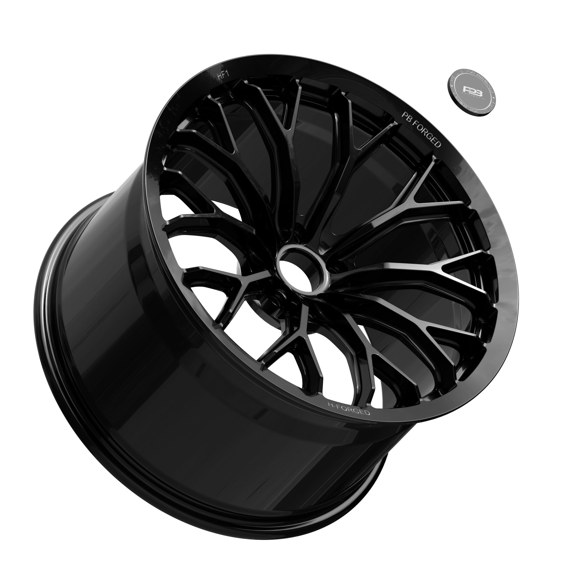 PBF-1 forged wheel, monoblock, tilt profile