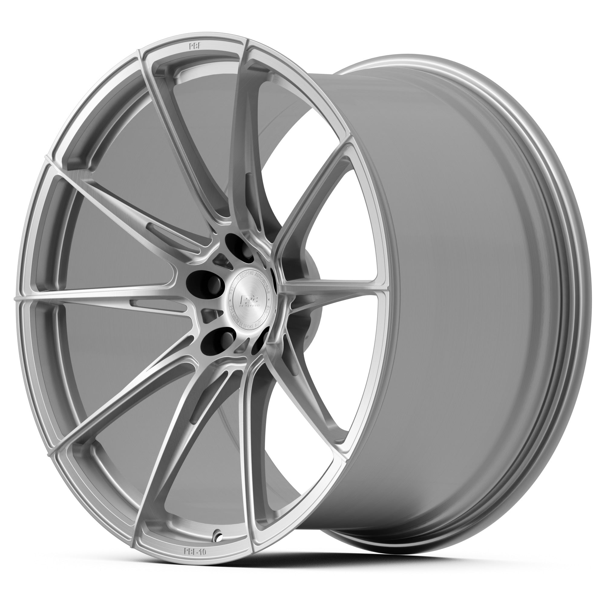 PBF-10 forged wheel, monoblock, side profile