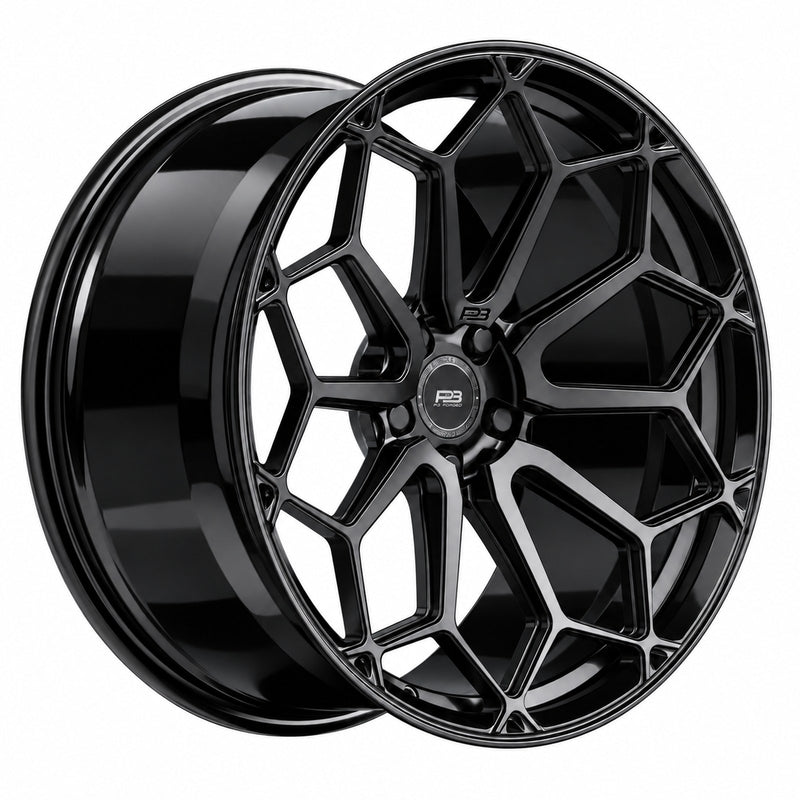 PBF-12 forged wheel in gloss black