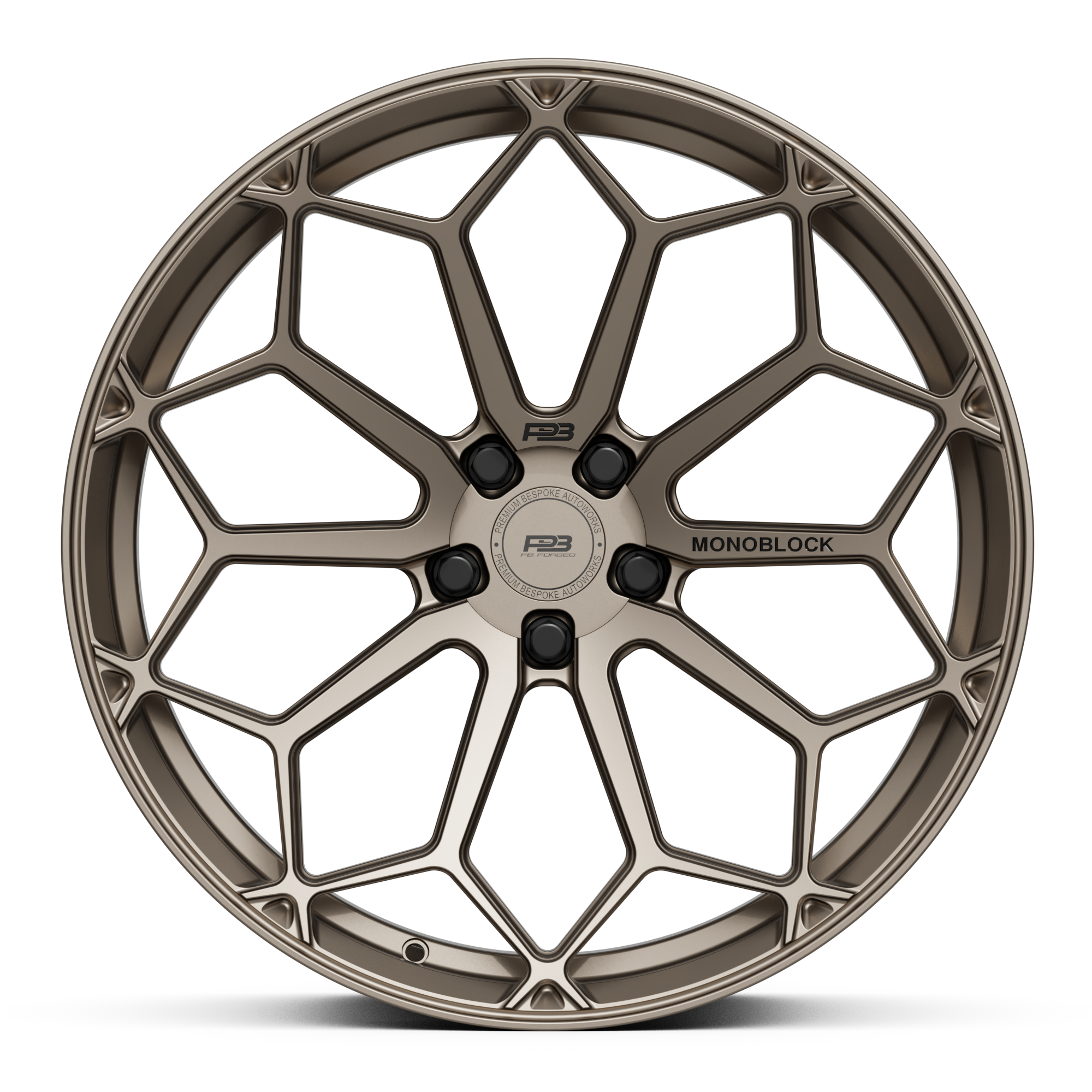 PBF-12 forged wheel, monoblock, 22", fits Audi RS6 C8, tilt profile