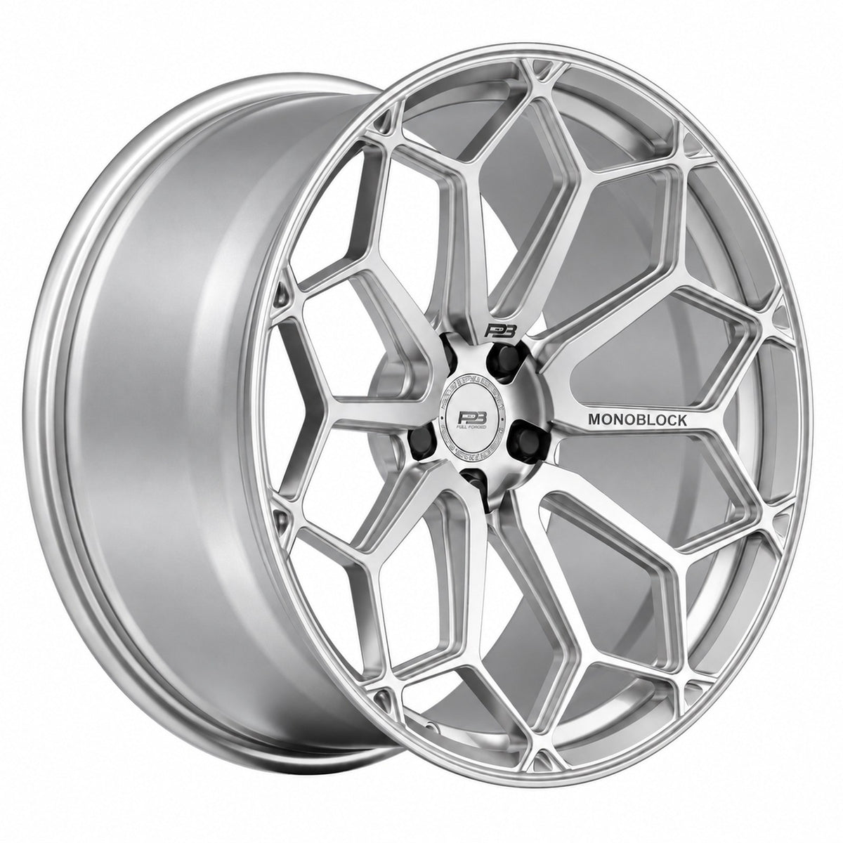 PBF-12 forged wheel in silver