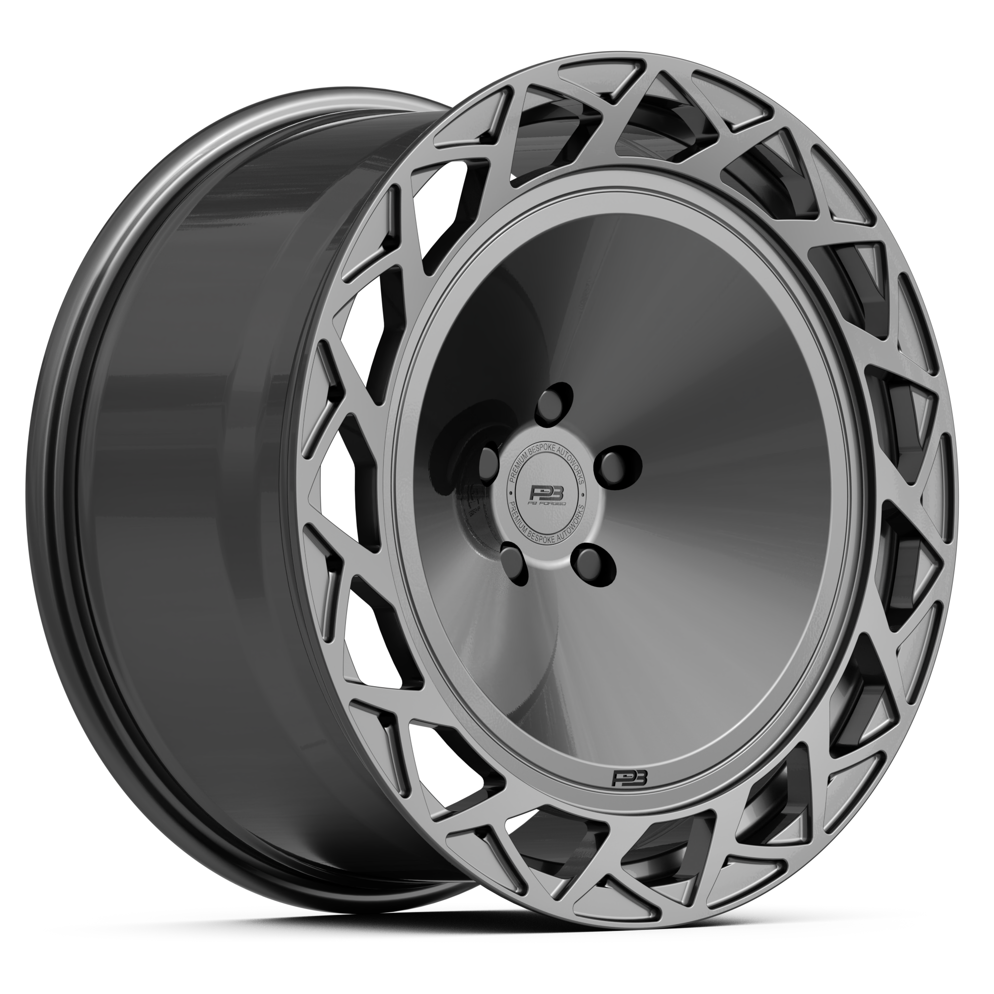 PBF-13 forged wheel, monoblock, front profile
