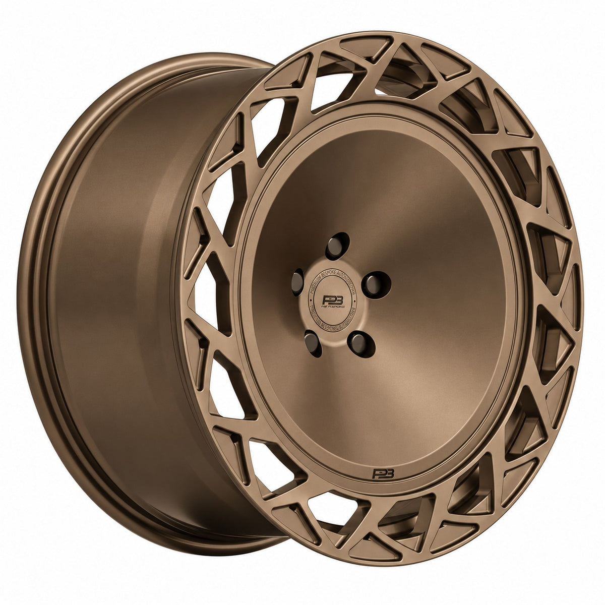 PBF-13 forged wheel in satin bronze