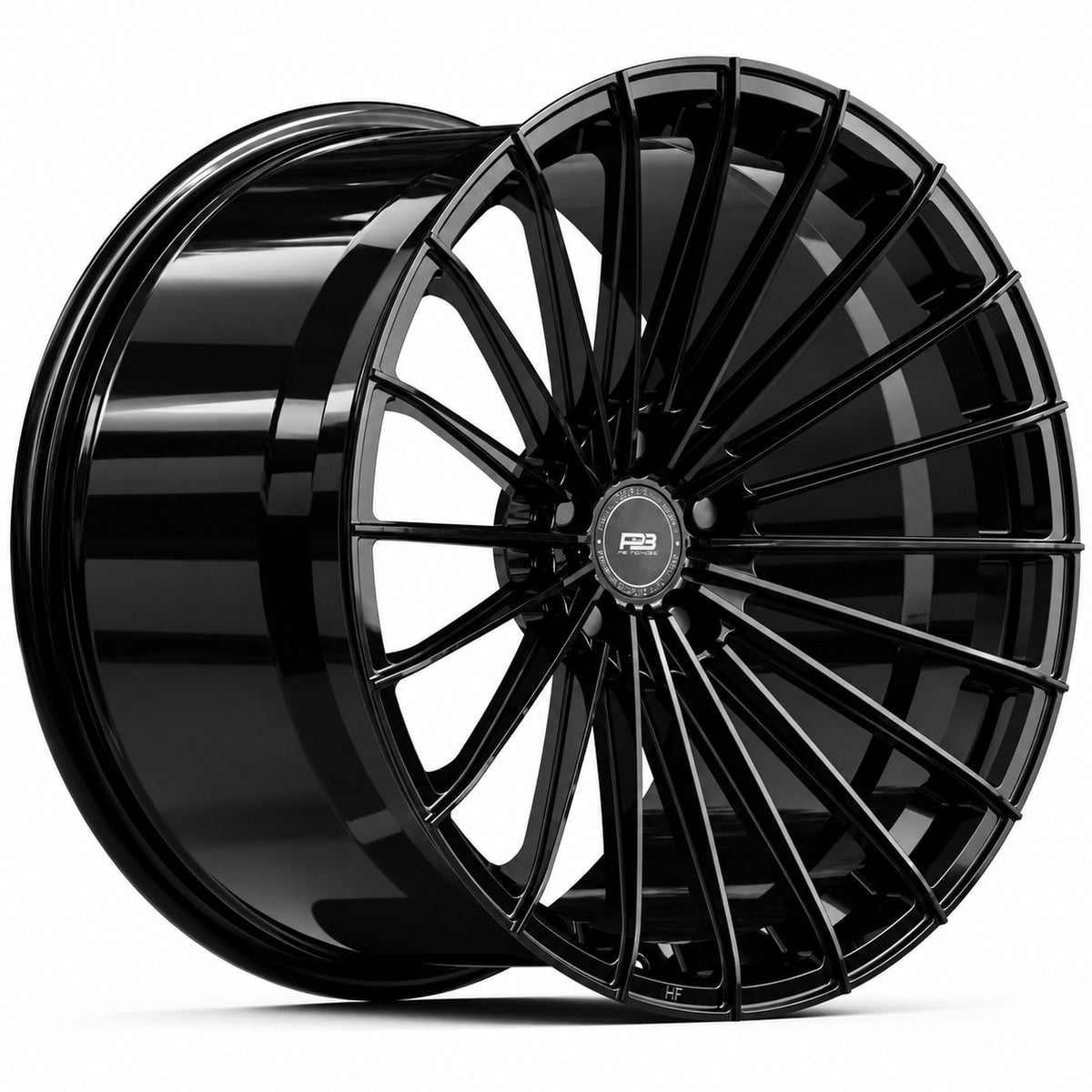 PBF-3 forged wheel in gloss black
