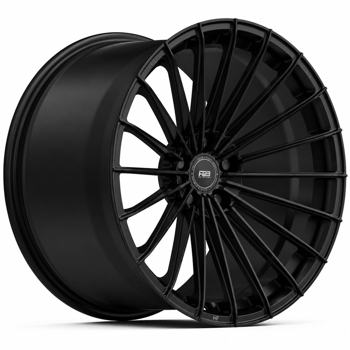 PBF-3 forged wheel in satin black