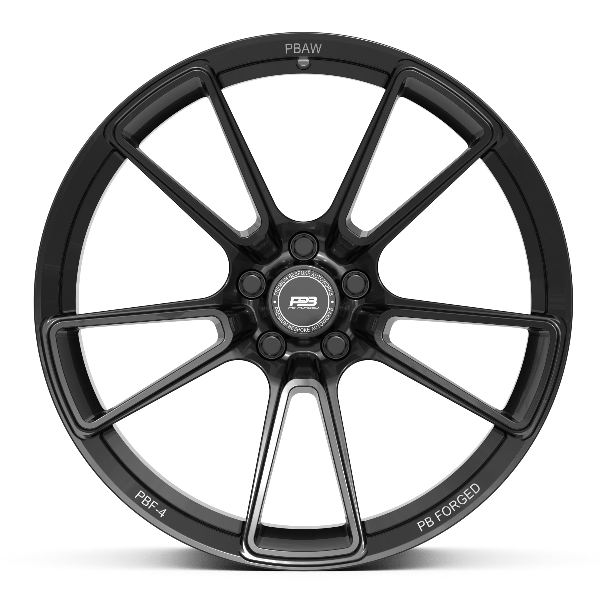 PBF-4 forged wheel, monoblock, 20", fits VW Transporter, side profile