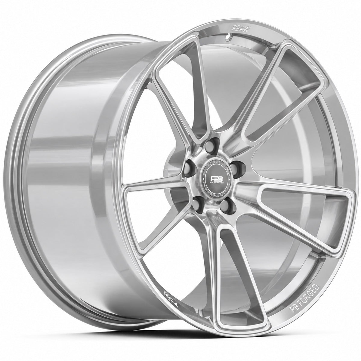 PBF-4 forged wheel in silver