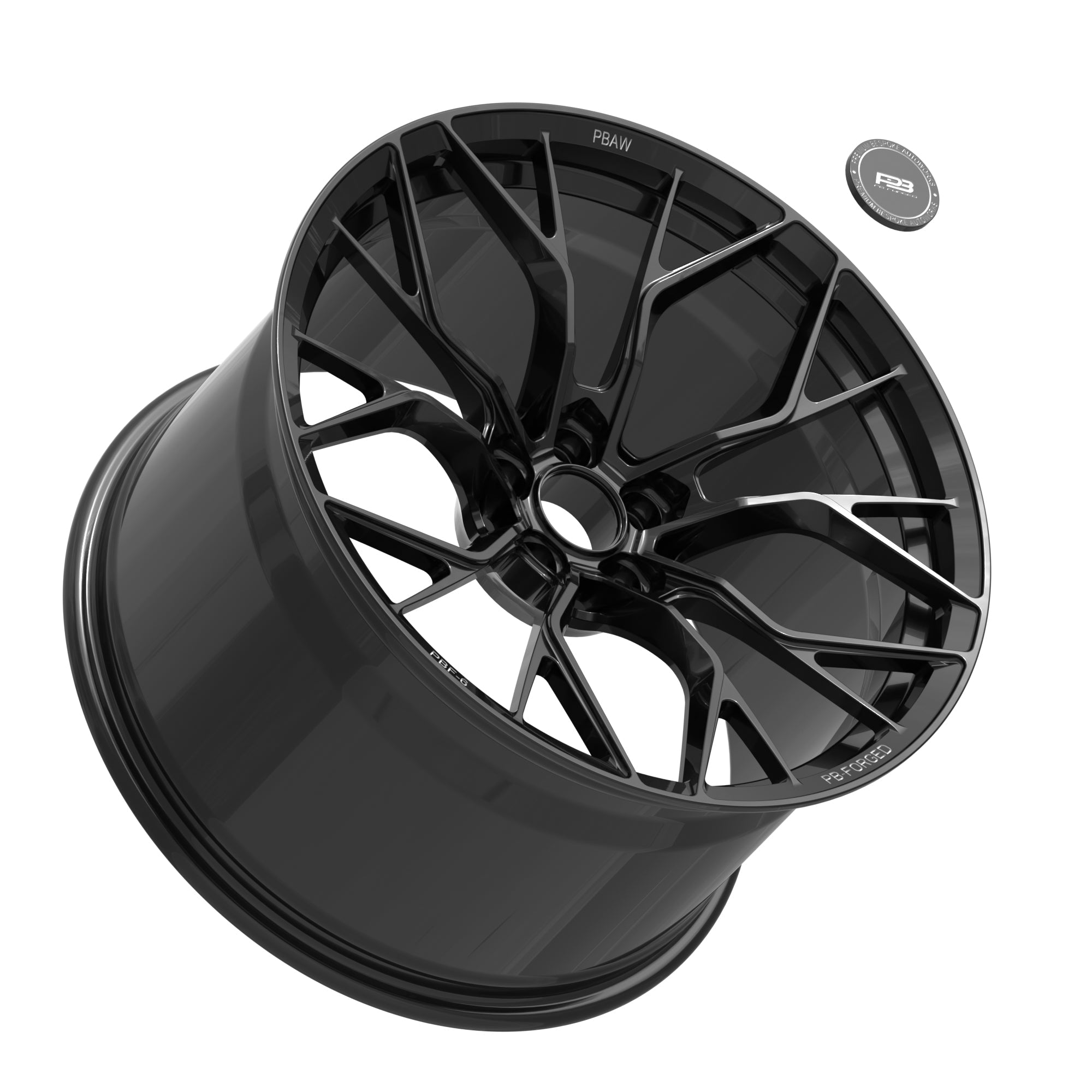 PBF-6 forged wheel, monoblock, tilt profile
