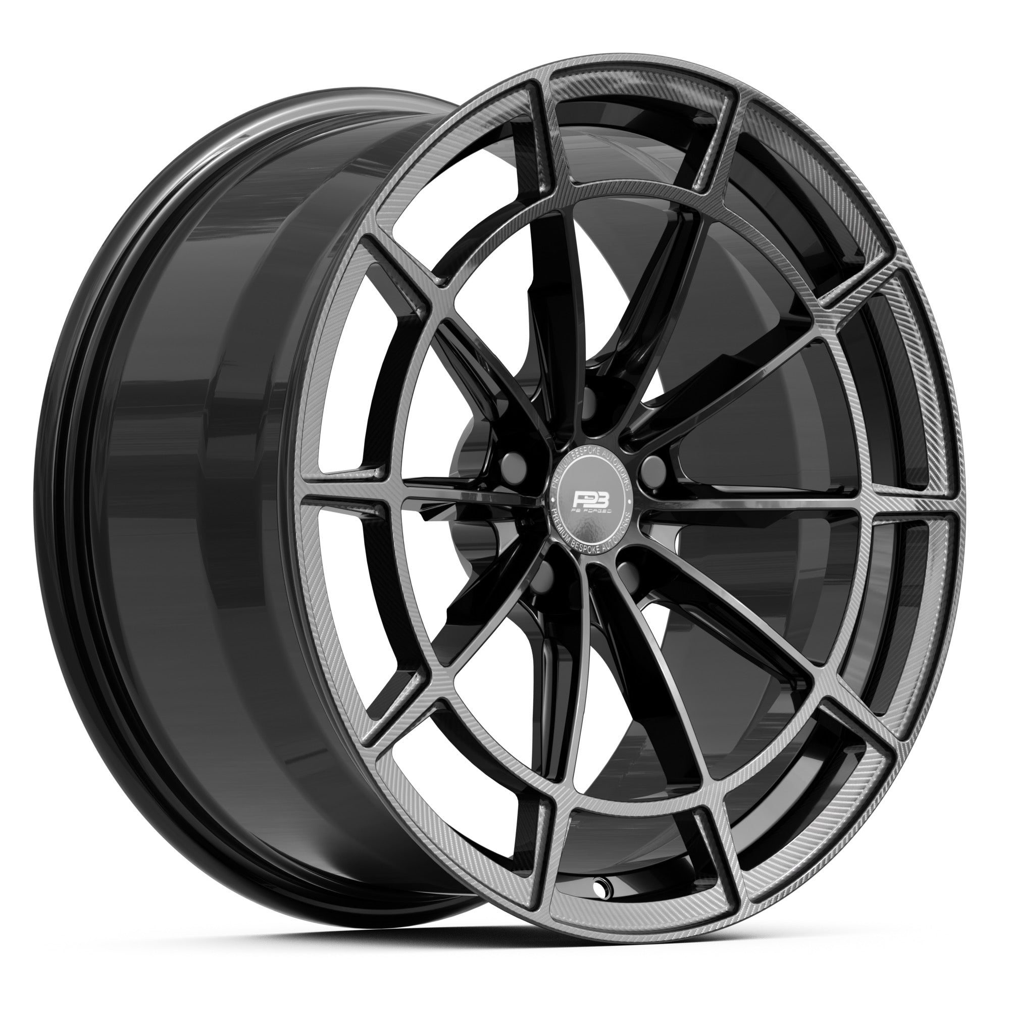 PBF-7 forged wheel, monoblock, front profile