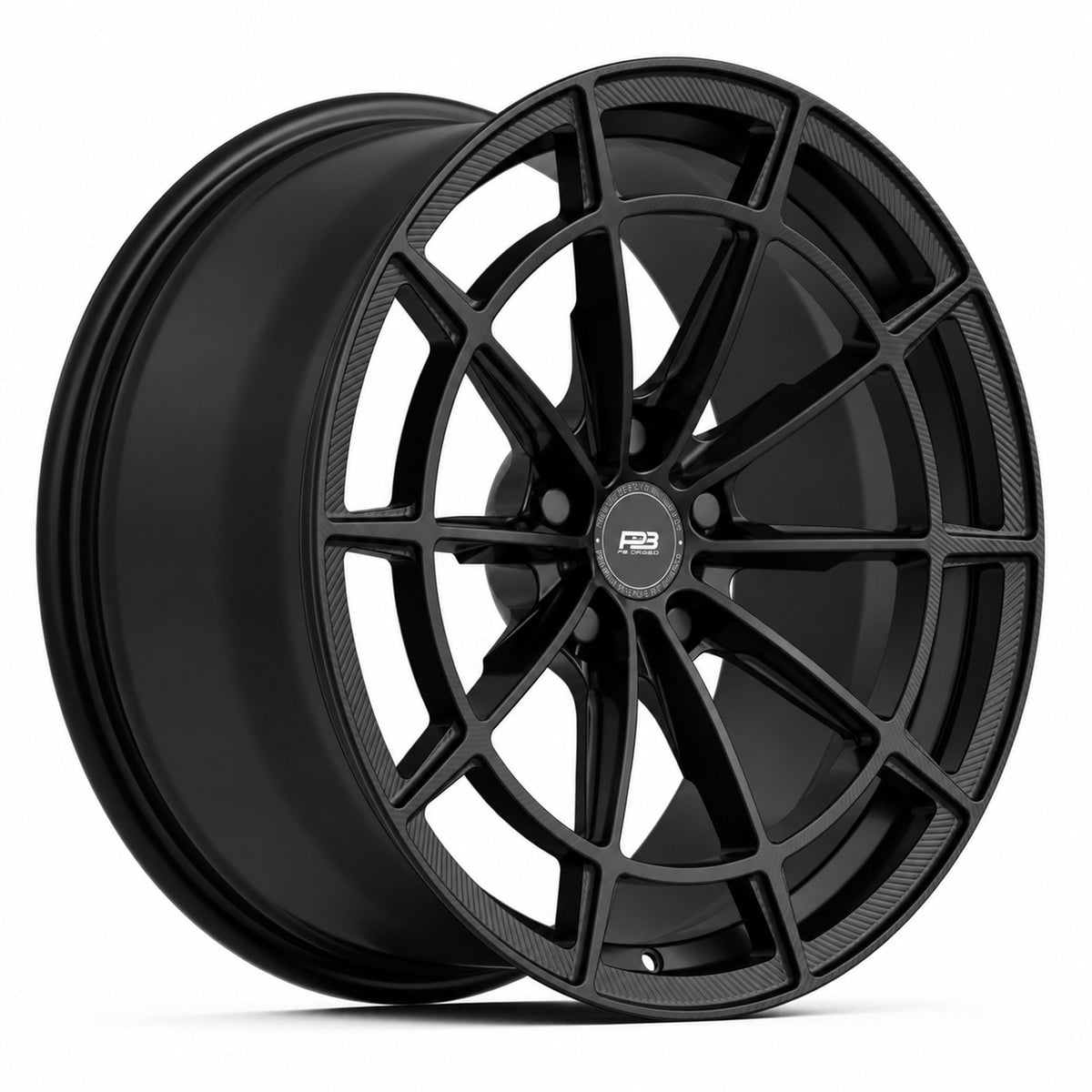 PBF-7 forged wheel in satin black