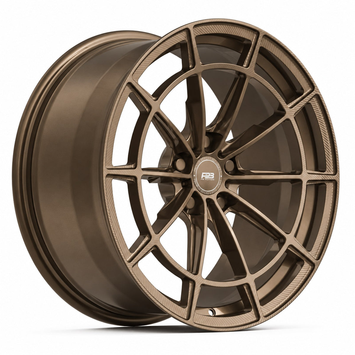 PBF-7 forged wheel in satin bronze