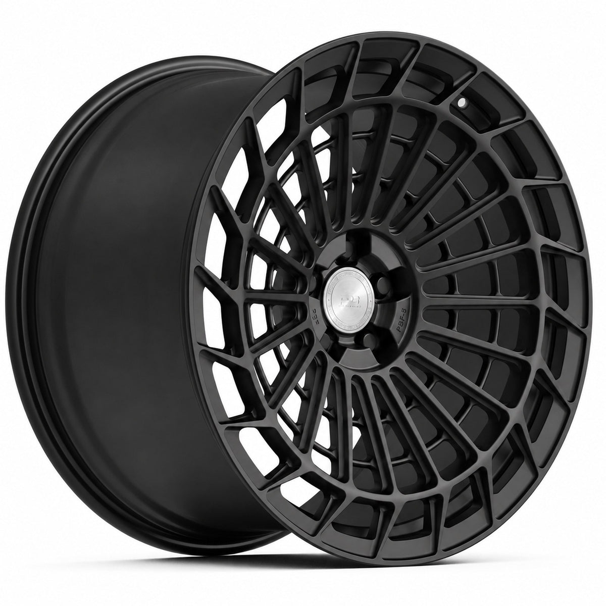 PBF-8 forged wheel in satin black