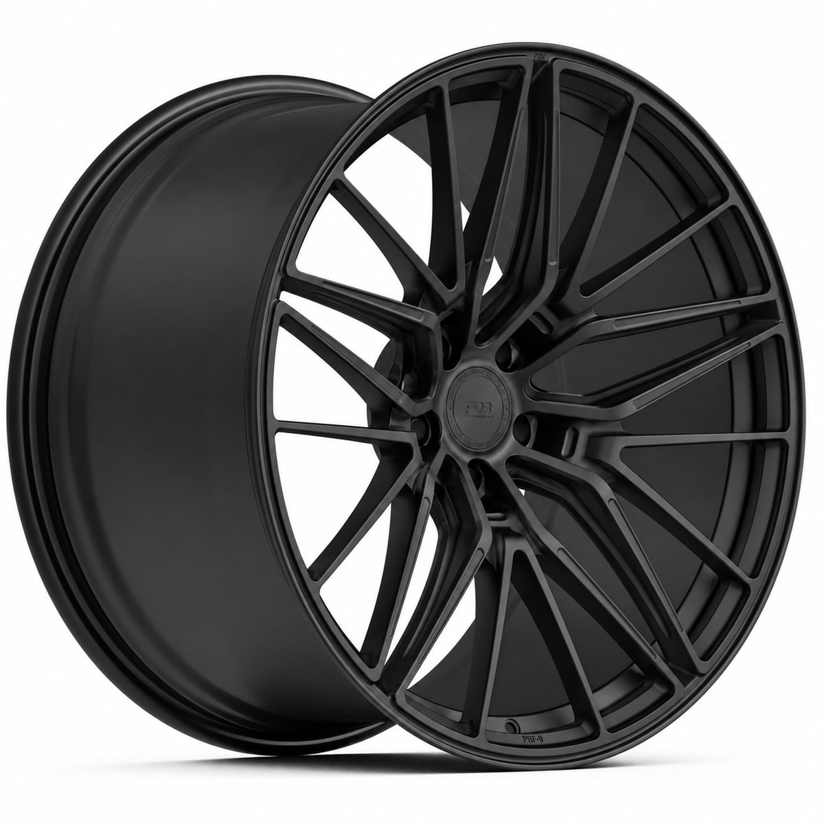 PBF-9 forged wheel in satin black