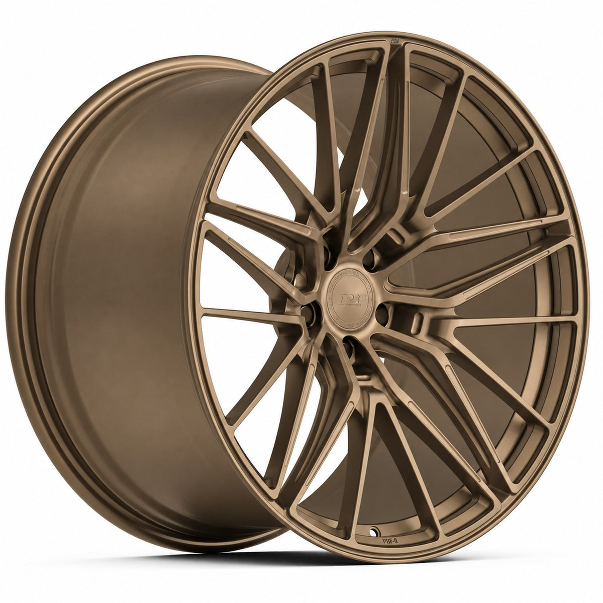 PBF-9 forged wheel in satin bronze
